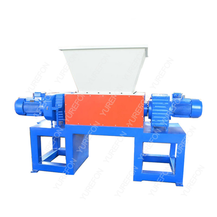 Widely used, different material process, Waste Wood Pallet, Metal, Carboard Paper, Bucket Plastic Double Shaft Shredder